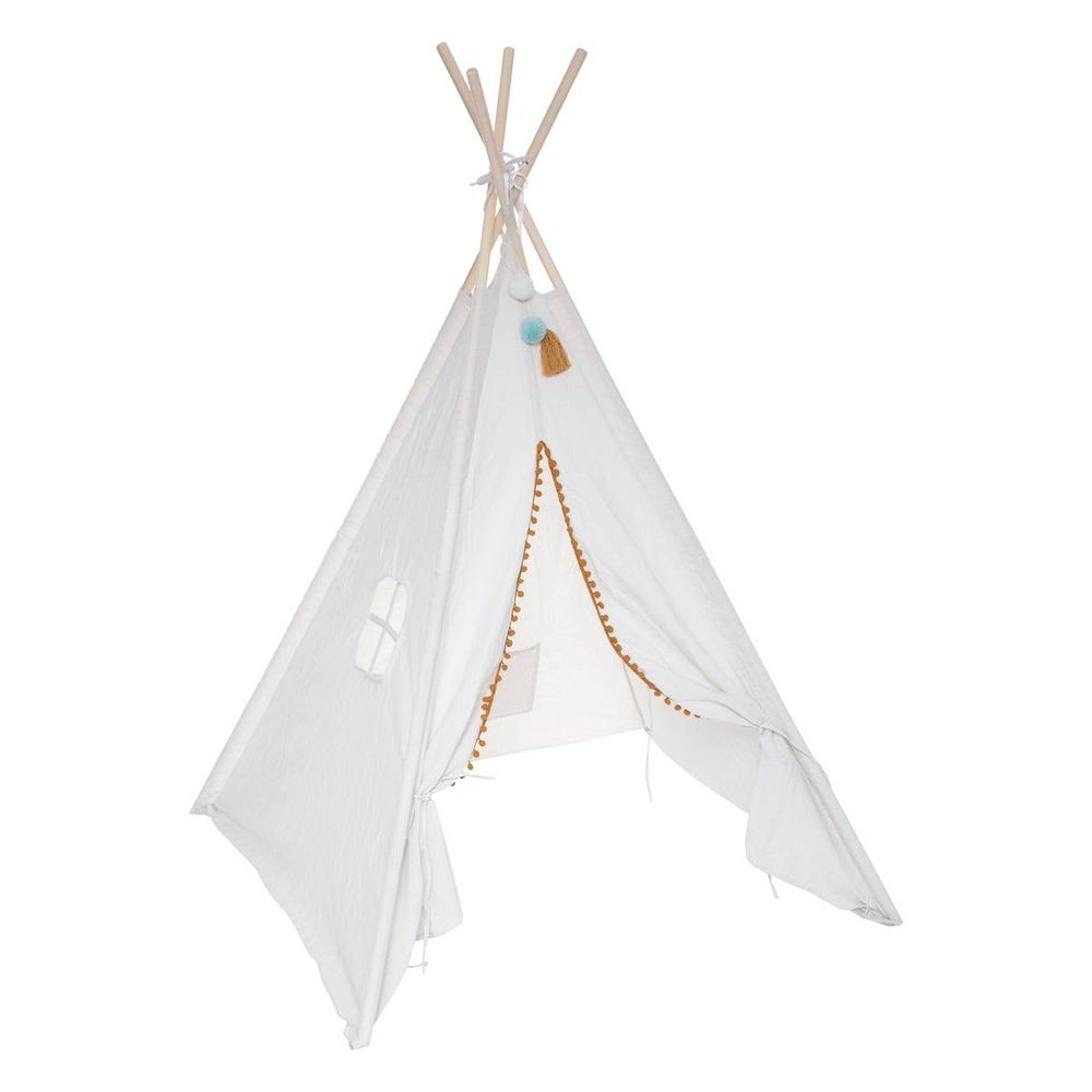 Tipi pour enfant wapi 120x120x160cm naturel