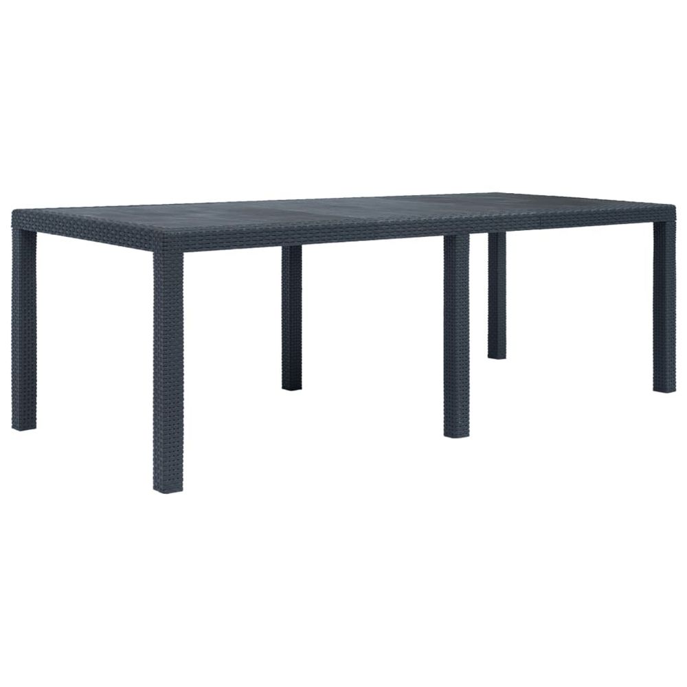 TABLE DE JARDIN ANTHRACITE 220-(868590)