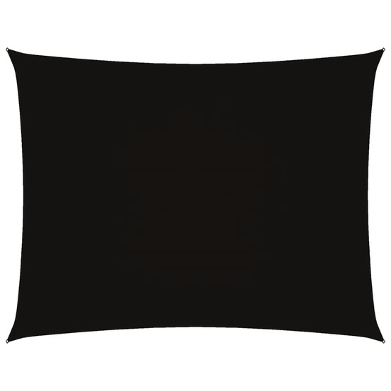 Voile de parasol tissu oxford rectangulaire 3,5x5 m noir