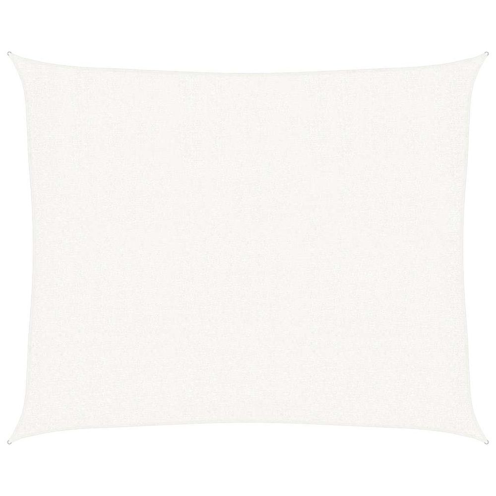 Voile d'ombrage 160 g/m² blanc 2,5x3 m pehd
