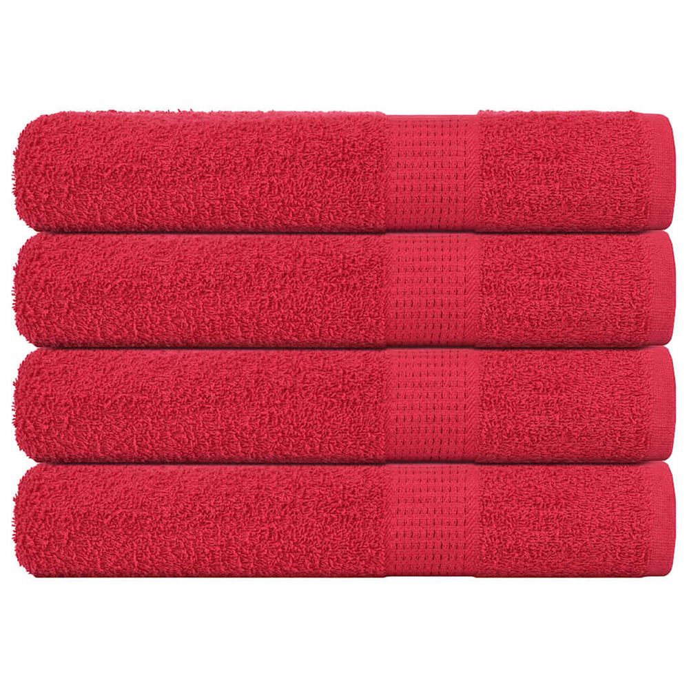 Serviettes frogn 4 pcs rouge 100x200 cm 360 g/m²
