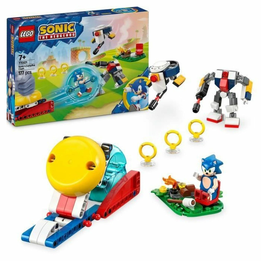 Lego sonic the hedgehog conflit au feu de camp de sonic jouet