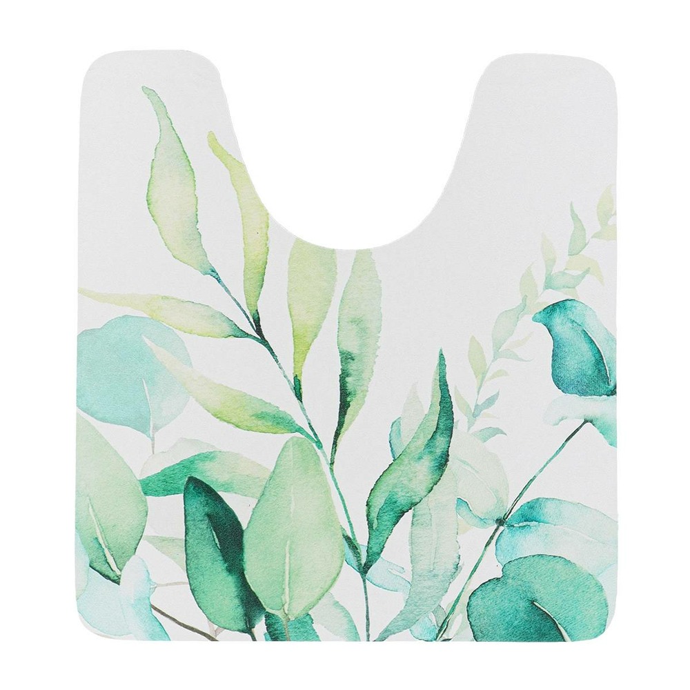 Tapis contour wc absorbant souple 45x50cm - eden garden