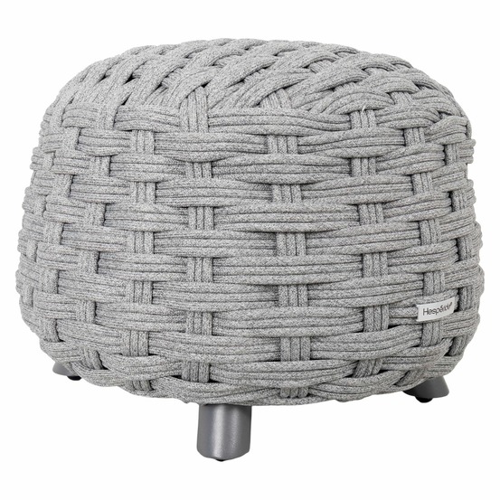 Pouf de jardin tressé rond obbae