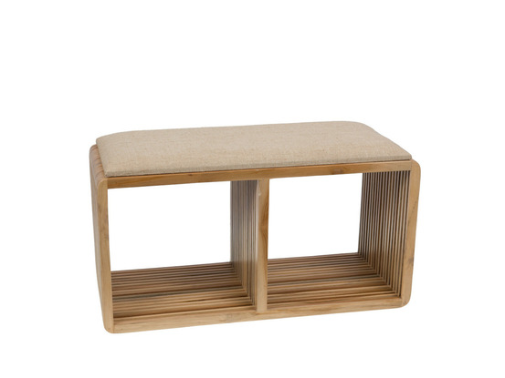 Banc cubes calopsite naturel