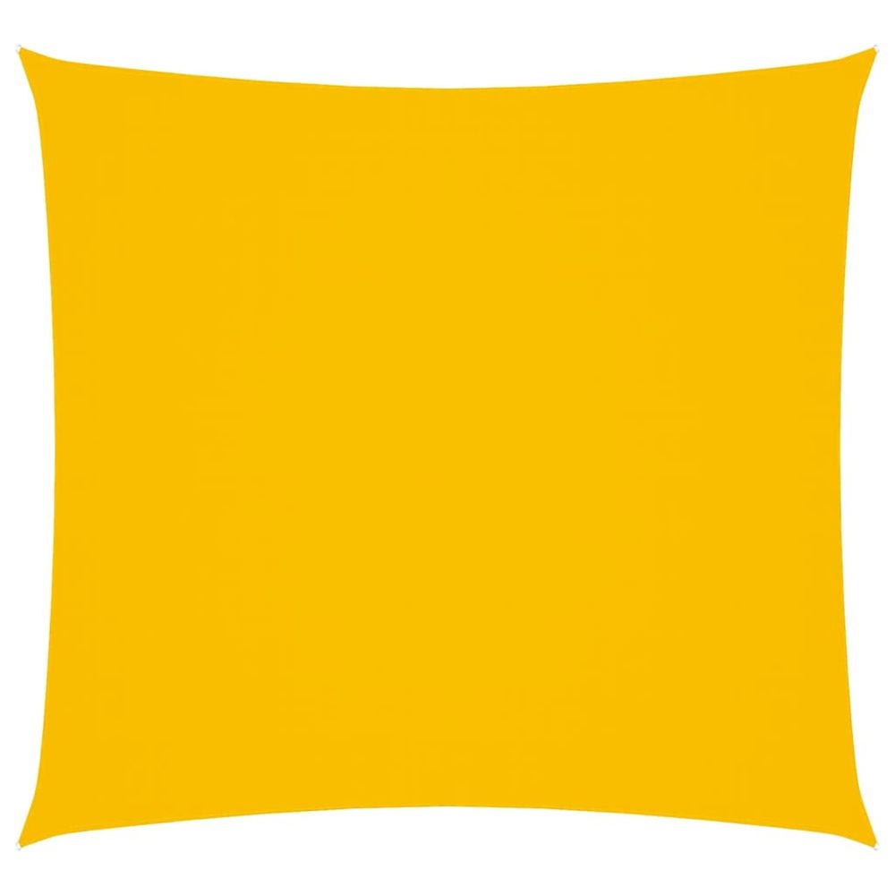 Voile de parasol tissu oxford carré 2,5x2,5 m jaune