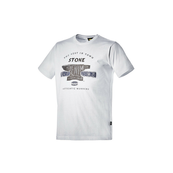 Tee shirt de travail graphic denim à manches courtes blanc t2xl diadora spa 702.171200.xxl 20002