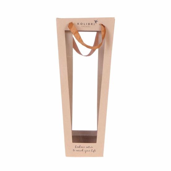 Cadeau orchidée avec sierpot et sac élégant