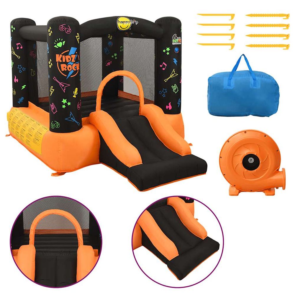 Château gonflable avec toboggan 210x280x170 cm pvc