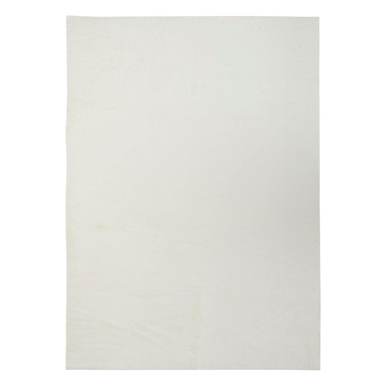Tapis fausse fourrure couka blanc 170x120cm