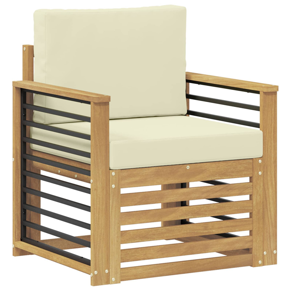 Ensemble de canapés d'extérieur polyester blanc