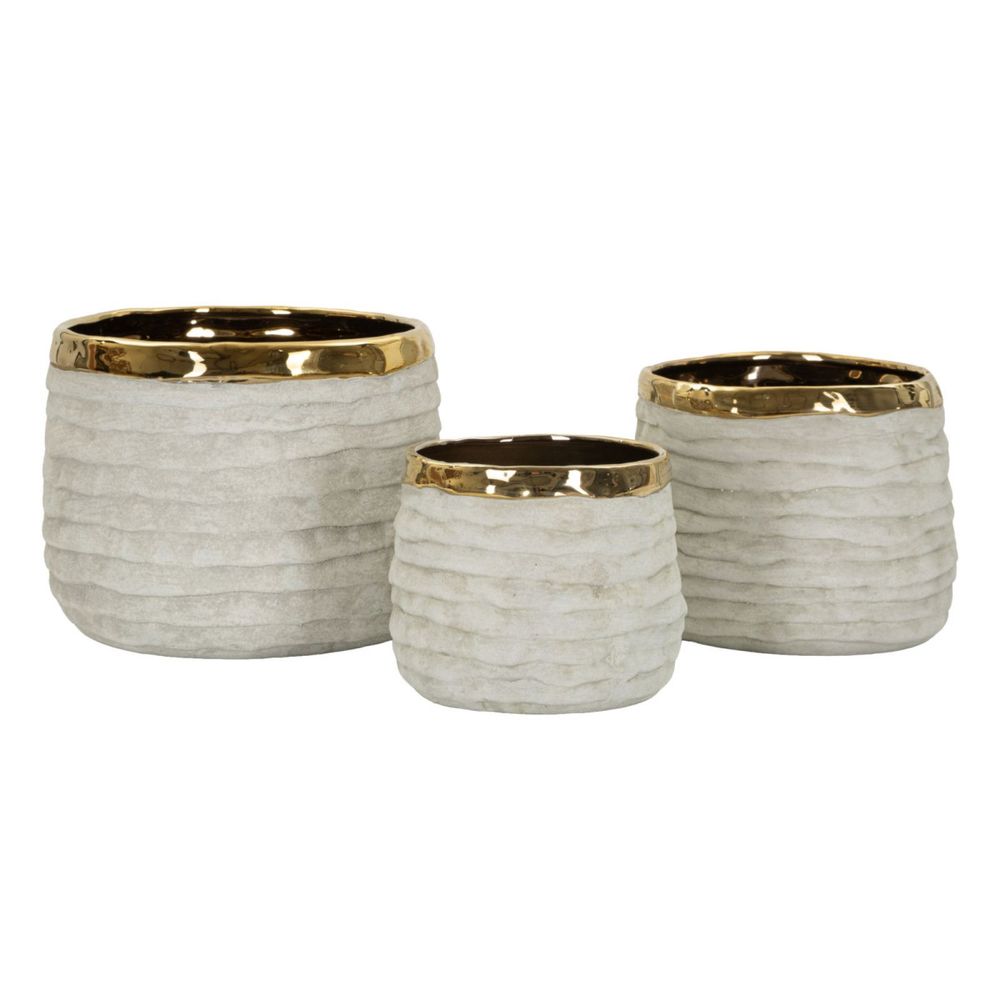 Lot de 3 cache-pots 