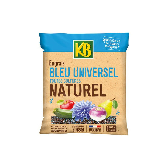 Engrais bleu universel uab 3kg kb - kbleubio3