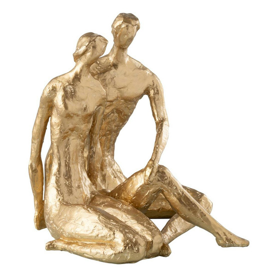 Statuette couple assis