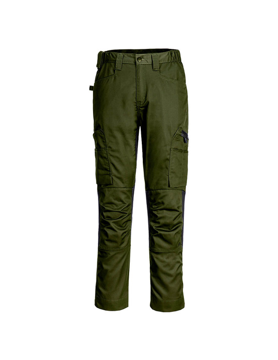 Pantalon de travail wx2 eco stretch - 38 - vert olive - portwest