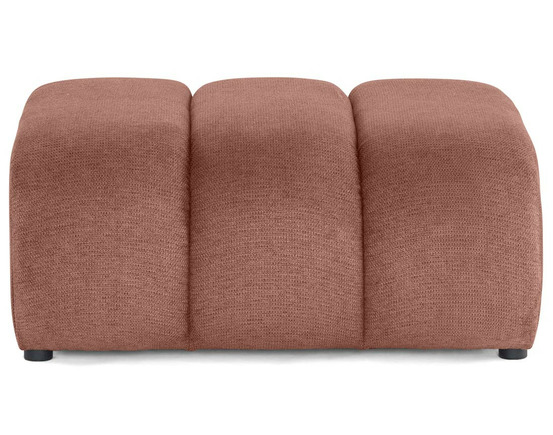 Debbie - pouf en tissu texturé