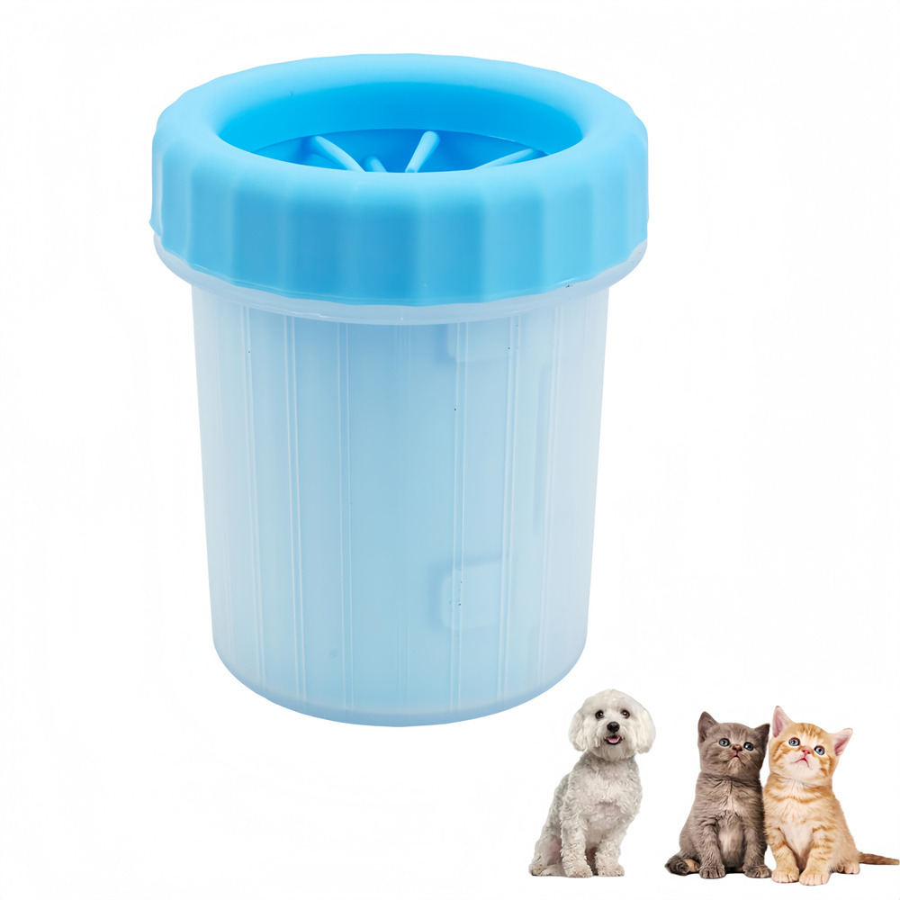 Nettoyant pour pieds pour chats et chiens bleu