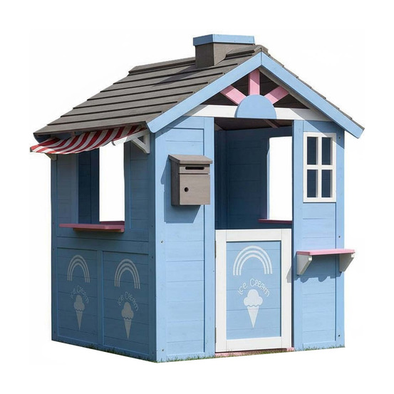 Maisonnette en épicéa icecream