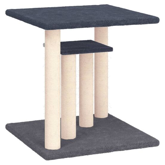 Arbres à chat avec plates-formes foncé 50 cm gris