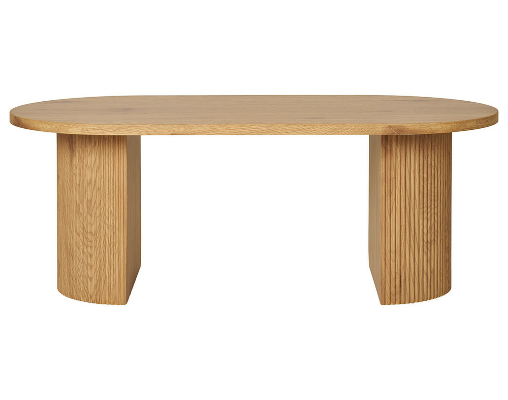 Oliva - table basse - effet bois - 120 cm