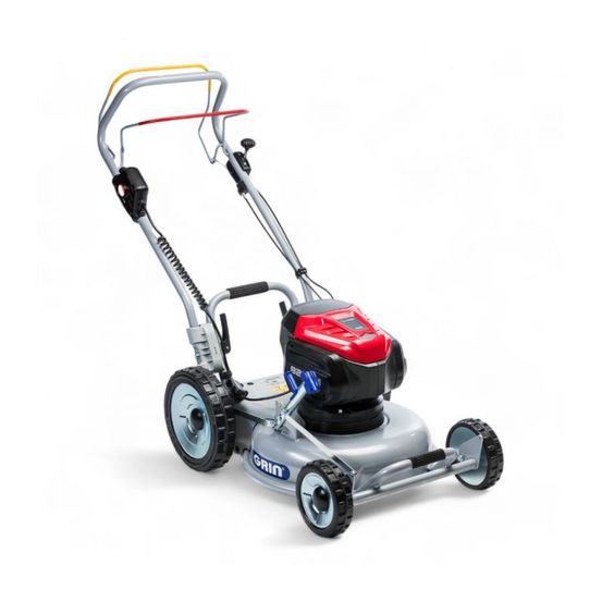 Tondeuse électrique tractée sur batterie 82v, mulching professionnel, coupe 46cm - grin bm46a-82v
