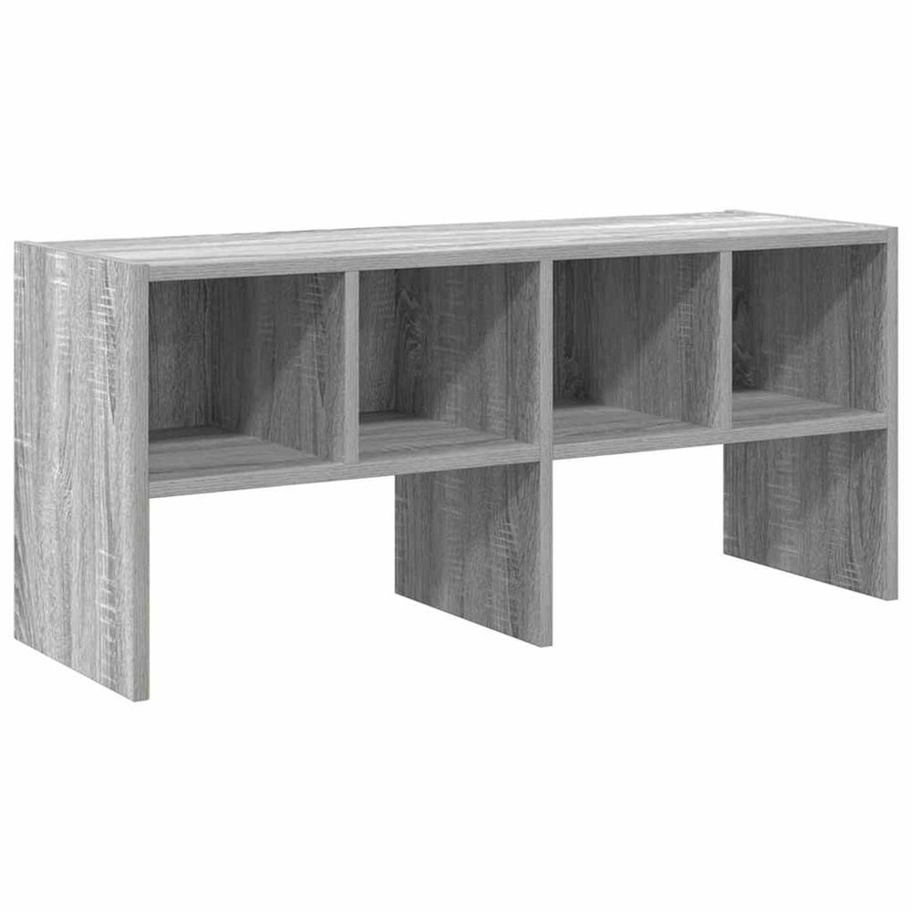Étagère à chaussures empilable sonoma gris 89,5x30x40 cm