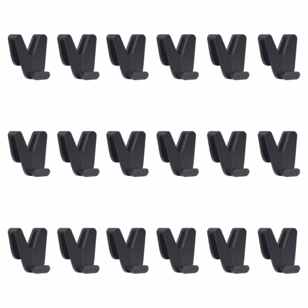 Lot de 18 crochets de rangement space hangers