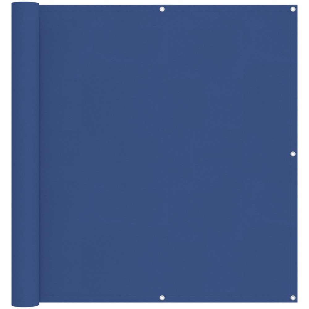 Écran de balcon rectangulaire 110 x 1000 cm tissu oxford bleu