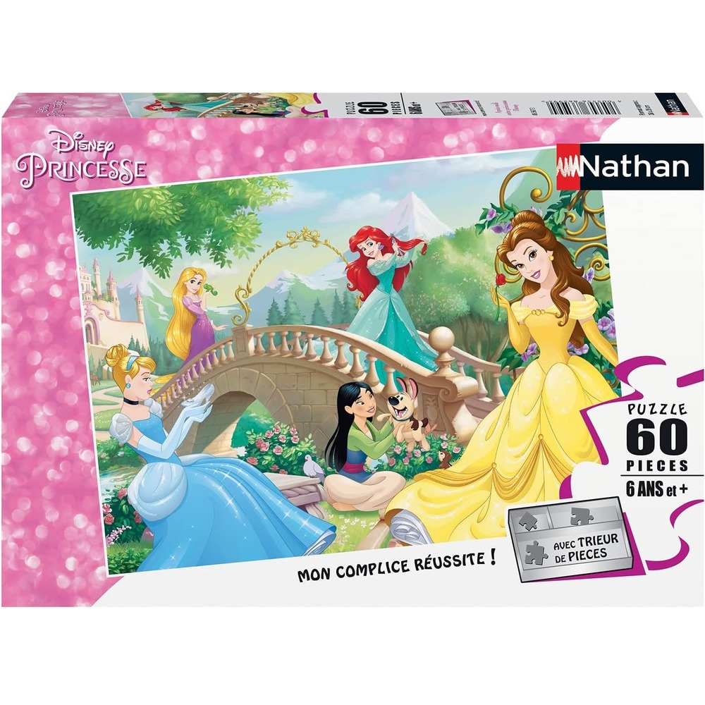 Puzzle après-midi entre princesses disney 60 pcs