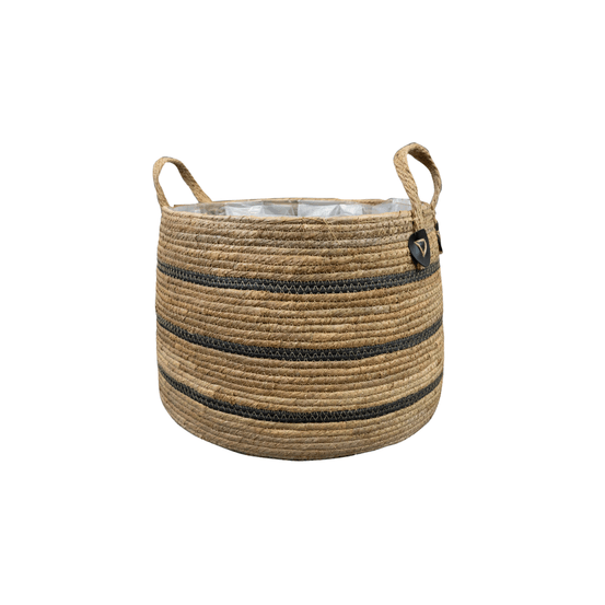 Panier isla noir - d43xh30 - h30 cm - ø42 cm