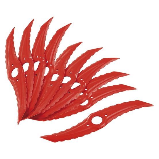 Lames droites de rechange pour taille-bordure sans fil art. 984031, 10 pièces