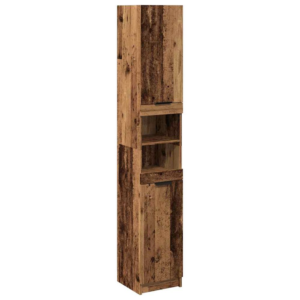 Armoire de salle de bain vieux bois bois d'ingénierie