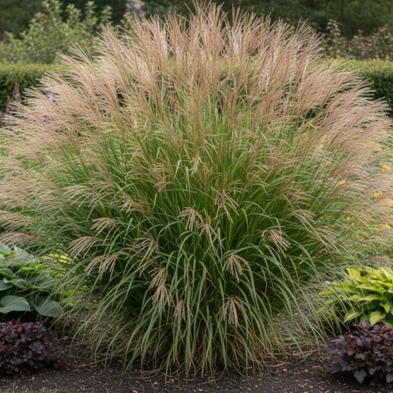 Miscanthus, roseau de chine kleine silberspinne lot de 3 godets