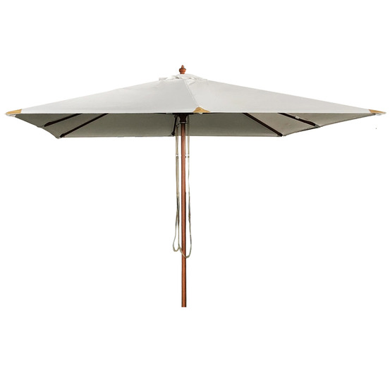 Parasol droit écru 3x3 m pegasia