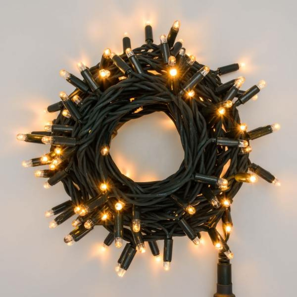 Guirlande lumineuse 120 maxiled 10m blanc chaud raccordable 230v professionnelle extérieur ip67 lotti