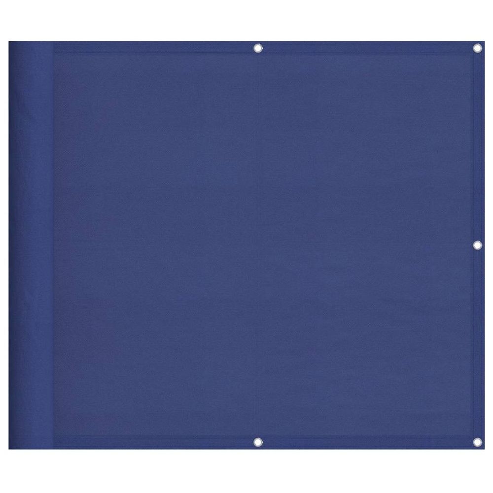 Écran de balcon bleu 90x1000 cm 100% polyester oxford