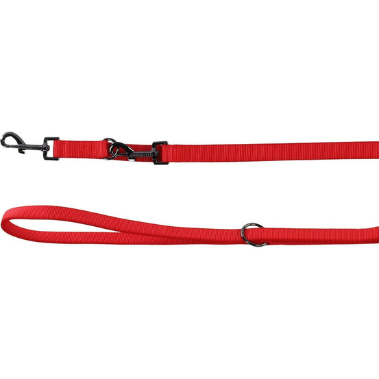 Laisse d'entrainement rouge 20 mm x 2 mètre pour chien