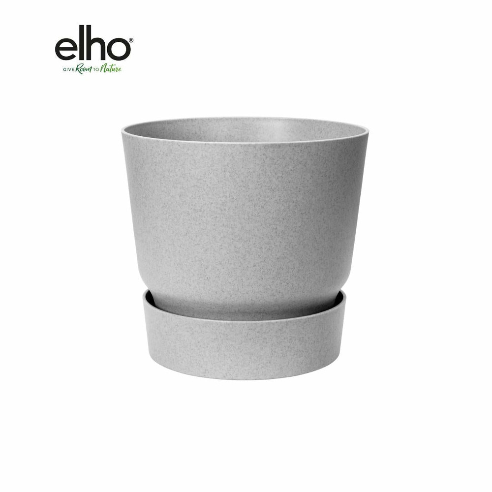 Pot elho greenville rond gris 18 cm