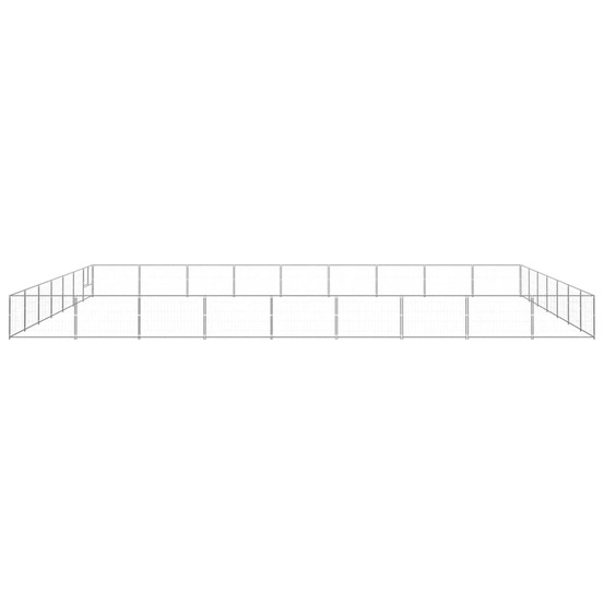 Chenil argenté 63 m² acier