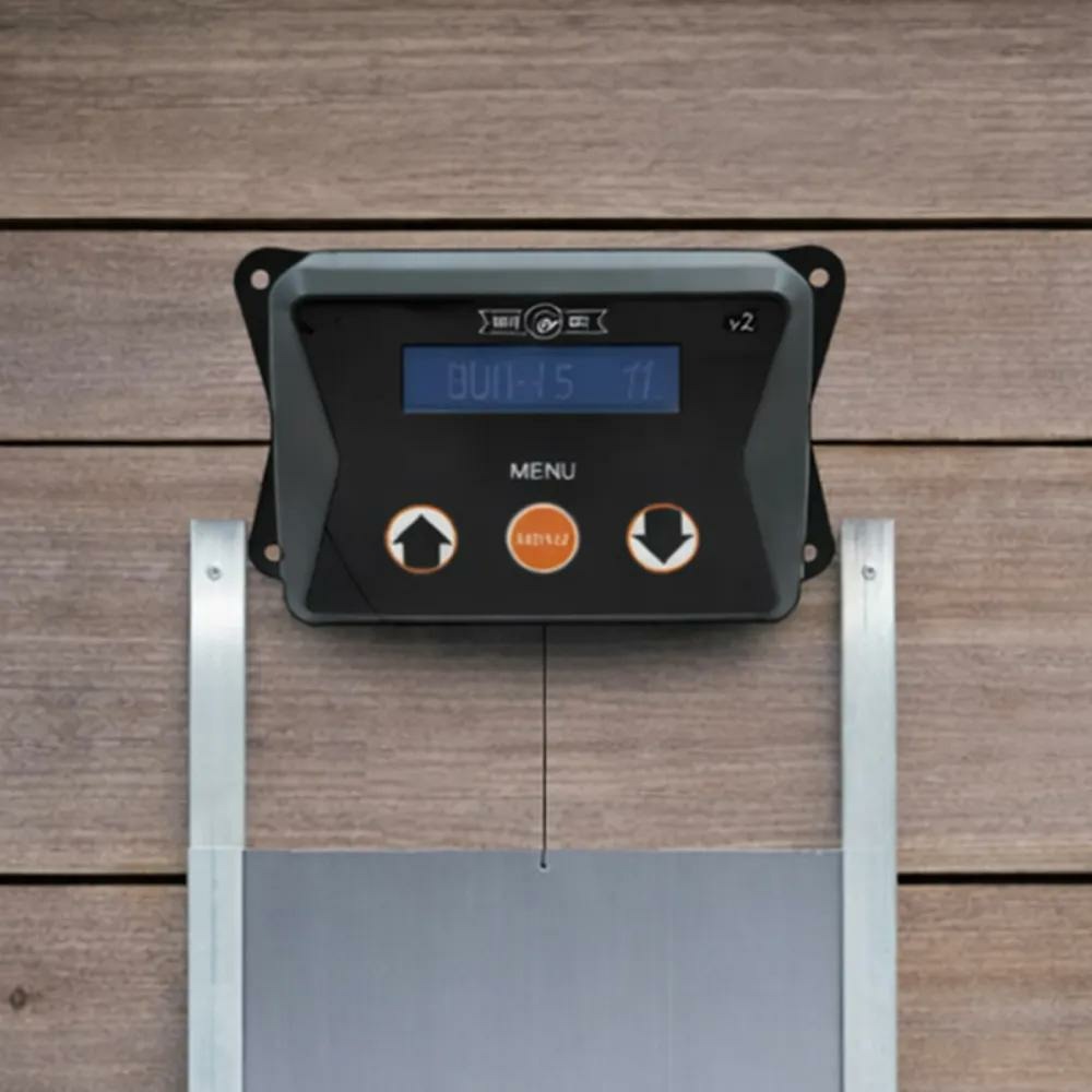 Porte automatique poulailler anti-prédation breedsafe v2