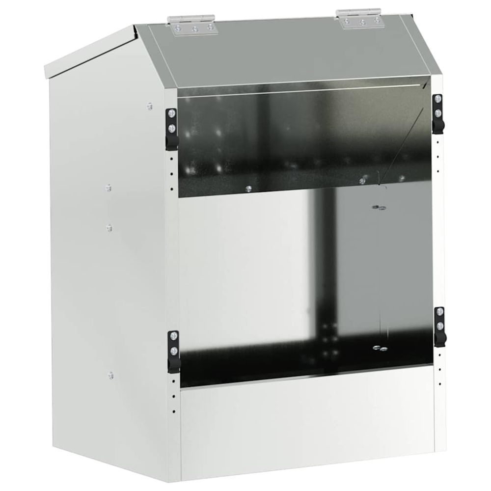 Distributeur pour lapins argenté 33,5 x 25,5 x 45,5 cm 3 kg