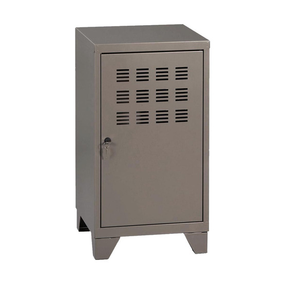 Casier de rangement en métal 74 cm collégien alu