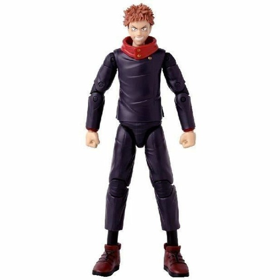 Figurine anime heroes 17 cm articulée - itadori yuji black flash anime heroes - jujutsu kaisen