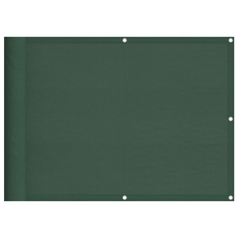 Écran de balcon vert foncé 75x700 cm 100% polyester oxford