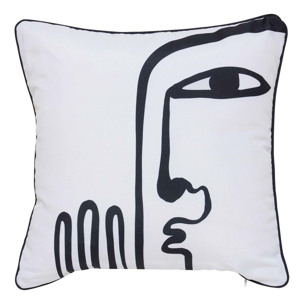 Housse de coussin d'extérieur nolan 40x40cm déperlant blanc
