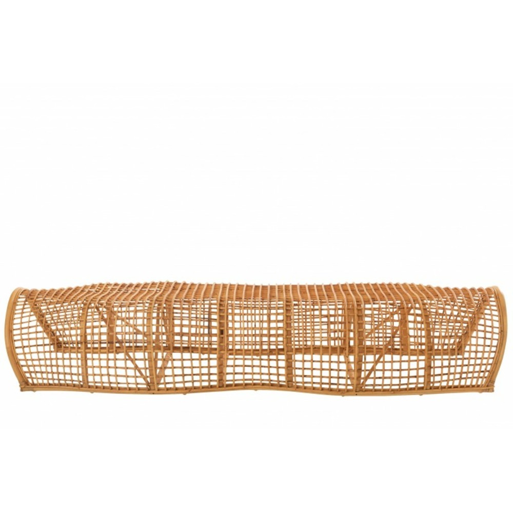 Banc en bois naturel 191x69x45 cm