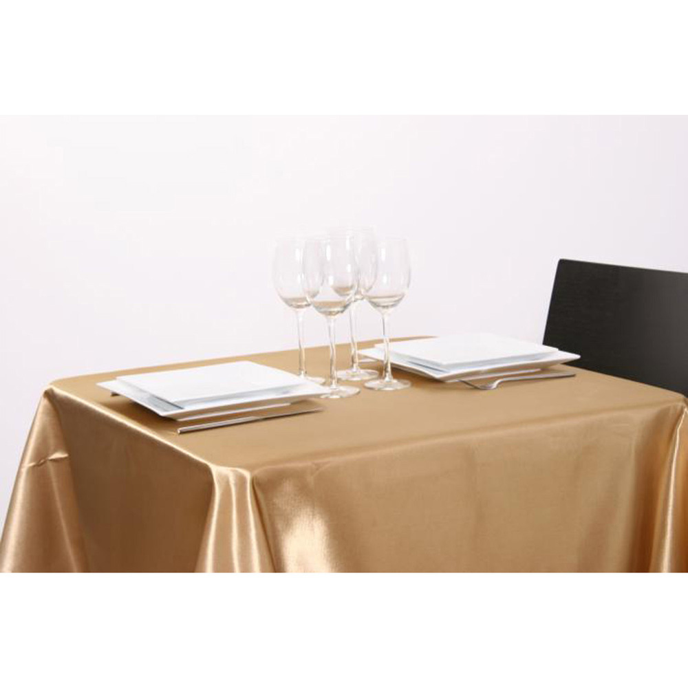 Nappe satin - 360 x 140 cm - or