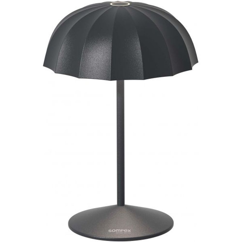 Lampe de table led 24 cm ombrellino noir