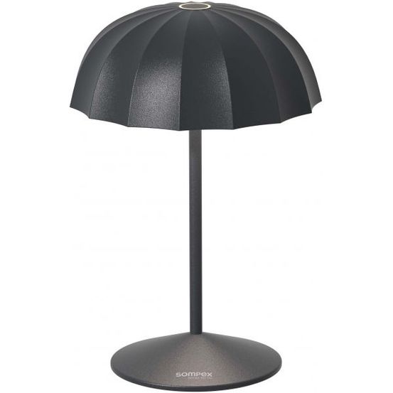 Lampe de table led 24 cm ombrellino noir