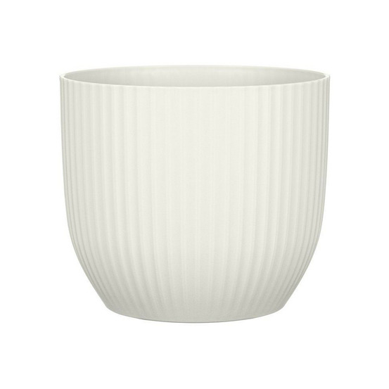 Pot de fleurs rond - deroma - 231 - 10 l - ø 27 cm - blanc